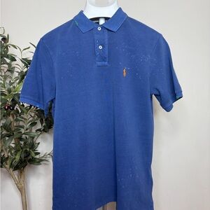 Polo Ralph Lauren Men’s Distressed Bleached Stitched Polo
